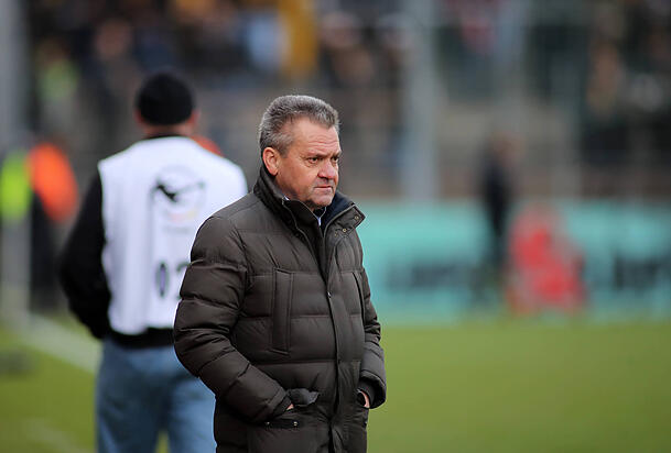 Haching-Präsident Manni Schwabl sieht sich mit Trainer Heiko Herrlich gut für die Rückrunde gerüstet.