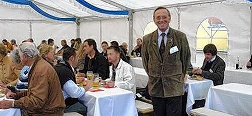 Geschäftsführer Michael Hammer freute sich über den großen Zuspruch beim &bdquo;Silencio&ldquo;-Richtfest in der vergangenen Woche.