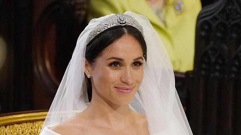 Meghans Braut-Diadem ist aus dem Besitz von Queen Mary und gehört Königin Elizabeth.
