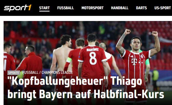 Für sport1.de. ist Thiago ein Kopfballungeheuer.