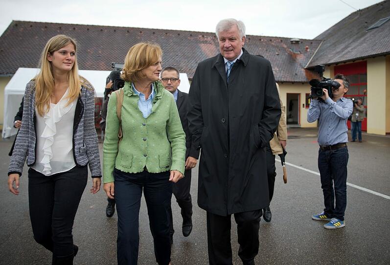 Hier gibt Horst Seehofer seine Stimme bei der Landtagswahl 2013 ab