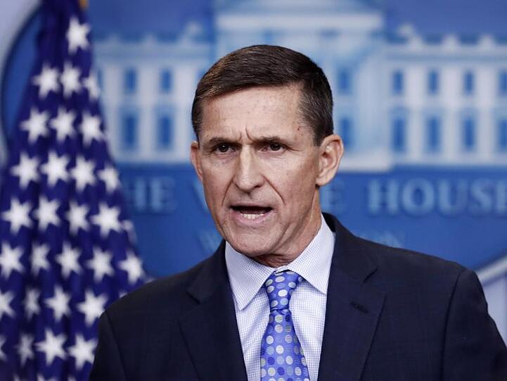 Michael Flynn, damals Nationaler Sicherheitsberater der USA, im Februar 2017 im Weißen Haus.