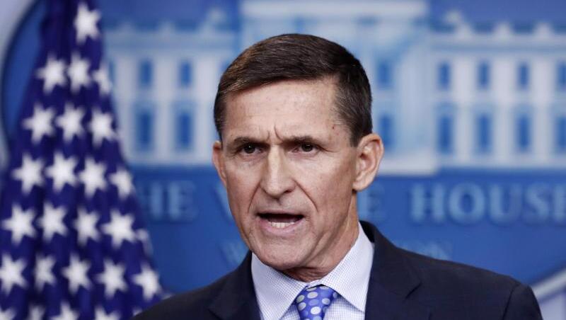 Michael Flynn, damals Nationaler Sicherheitsberater der USA, im Februar 2017 im Weißen Haus. Michael Flynn, damals Nationaler Sicherheitsberater der USA, im Februar 2017 im Weißen Haus.
