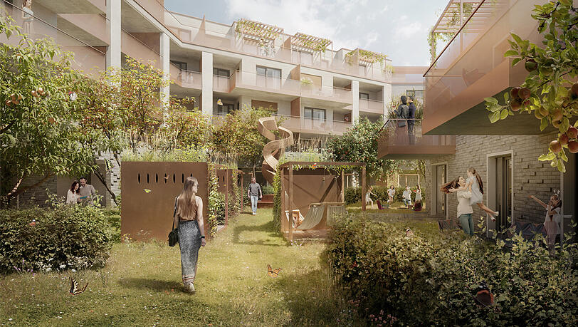Das "Futuria" in Garching soll auch Schmetterlingen ein Zuhause bieten.