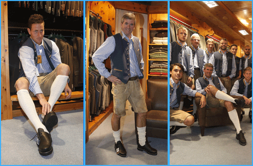 Die Löwen machen sich fit für die Wiesn: Am Dienstag wurde das Team um Trainer Friedhelm Funkel bei Loden Frey passend eingekleidet. Die Bilder!