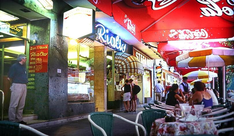 Legendär: das von der Spider Murphey Gang besungene Café Rialto.
