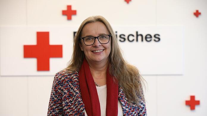 Elke Frank(54) ist seit Jahresanfang neue Landesgeschäftsführerin beim Bayerischen Roten Kreuz (BRK).