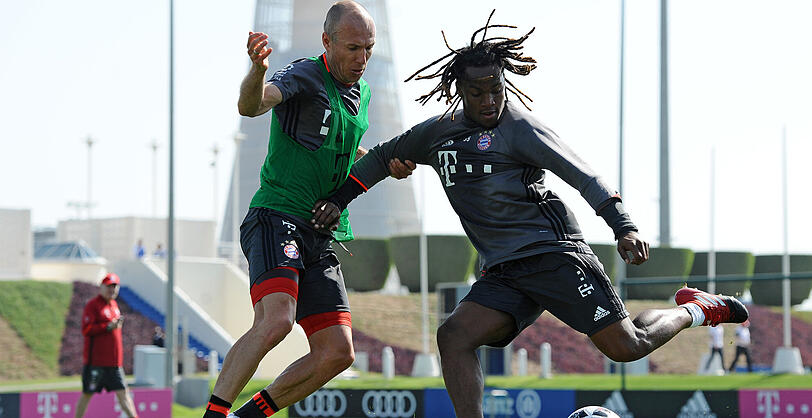 Arjen Robben (l.) ist optimistisch bezüglich einer baldigen Vertragsverlängerung.