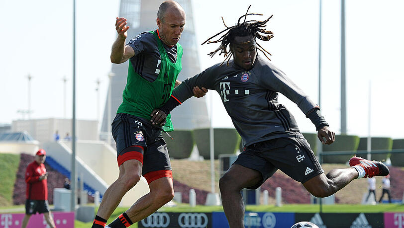 Arjen Robben (l.) ist optimistisch bezüglich einer baldigen Vertragsverlängerung. Arjen Robben (l.) ist optimistisch bezüglich einer baldigen Vertragsverlängerung.