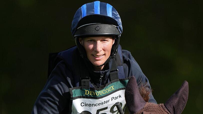 Zara Tindall bei einem Reitturnier im April 2025.