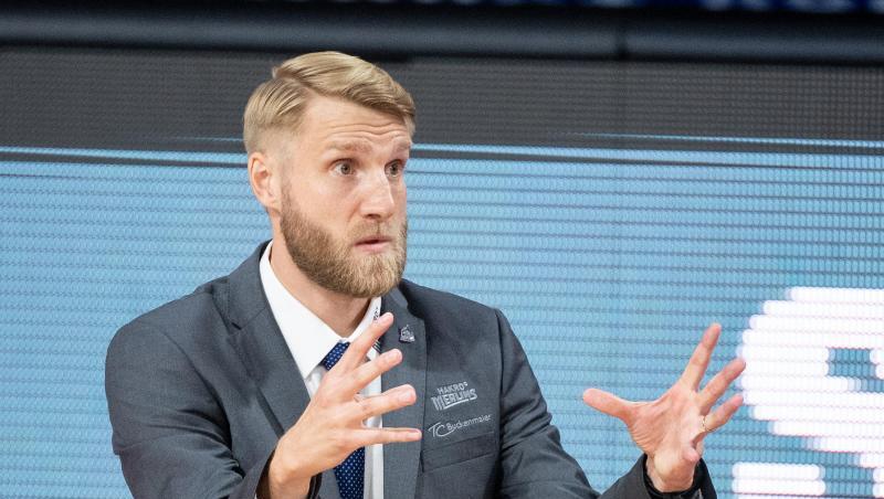 Muss mit Crailsheim die Heimreise aus München antreten: Merlins-Coach Tuomas Iisalo.