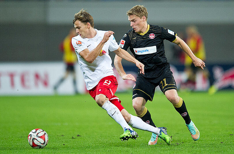 Spielt der Rote Bulle Stefan Hierländer (links) nächste Saison für die Löwen?