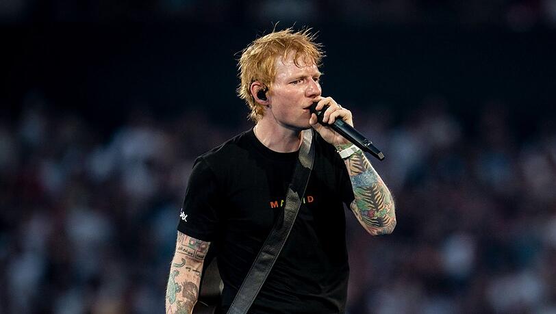 Ed Sheeran während eines Auftritts. Ed Sheeran während eines Auftritts.