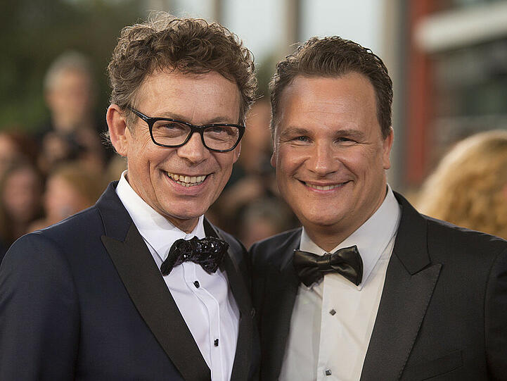 Seit 30 Jahren zusammen, seit 2012 verheiratet: Frank Mutters und Guido Maria Kretschmer (r.)