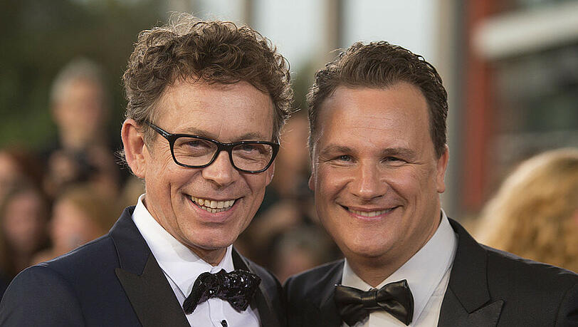 Seit 30 Jahren zusammen, seit 2012 verheiratet: Frank Mutters und Guido Maria Kretschmer (r.) Seit 30 Jahren zusammen, seit 2012 verheiratet: Frank Mutters und Guido Maria Kretschmer (r.)