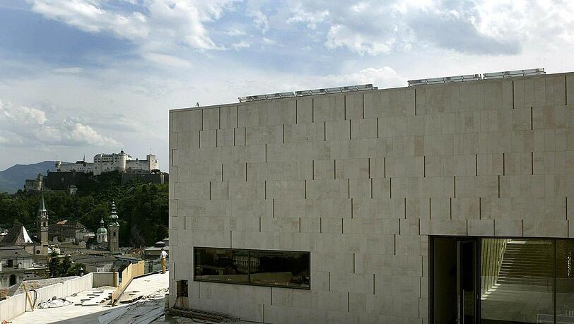 Das Museum der Moderne am Mönchsberg in Salzburg.