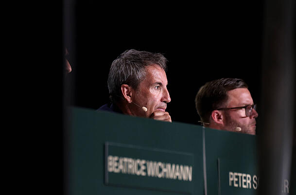 K&uuml;ndigte die Insolvenz bereits auf der Mitgliederversammlung an: Pr&auml;sident Gernot Mang.