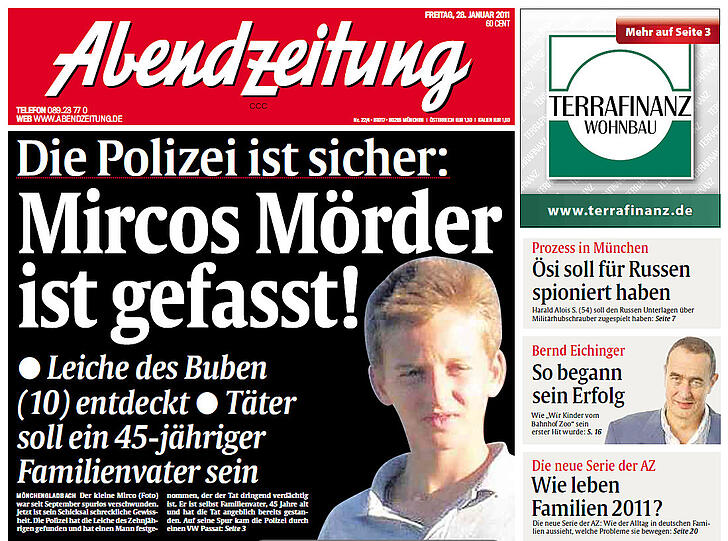 Jahres-Rückblick: Rückblick: Das Jahr 2011 in AZ-Schlagzeilen - München - Abendzeitung München