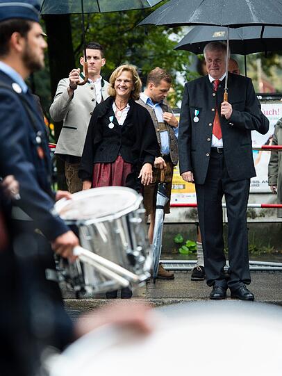 Ministerpräsident Horst Seehofer mit Ehefrau Karin.