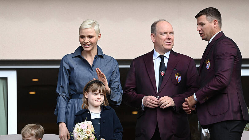 Gareth Wittstock (re.) versteht sich prächtig mit Schwester Charlène und Schwager Fürst Albert von Monaco