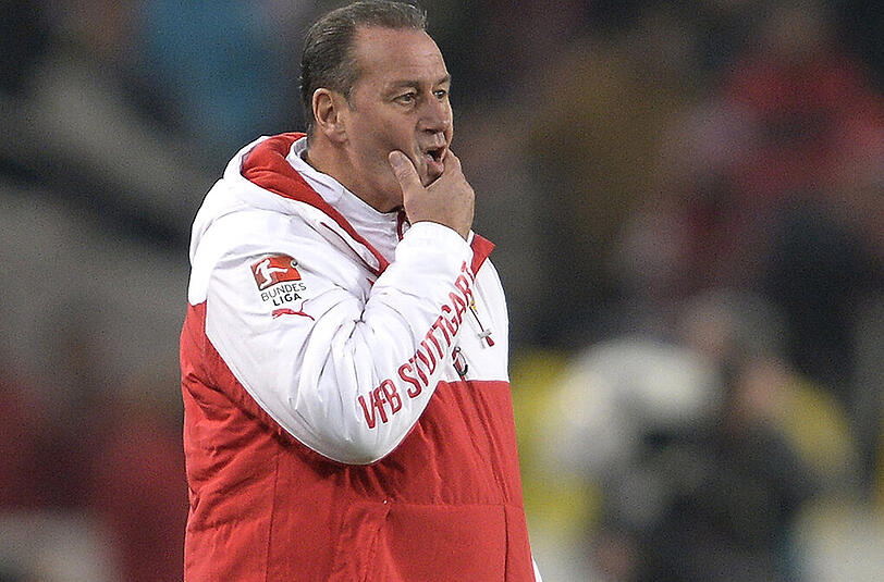 Huub Stevens trainierte den VfB Stuttgart bereits von März bis Mai 2014.