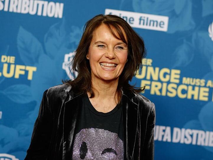 Caroline Link als Gast bei der Premiere von "Der Junge muss an die frische Luft" im Kino Zoo. Foto: Gerald Matzka/Archiv