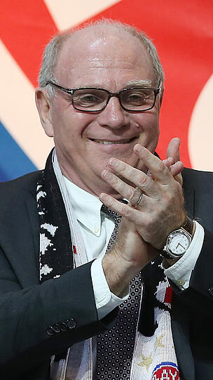 Hoeneß wurde am 25. November 2016 wieder zum Präsidenten des FC Bayern gewählt.