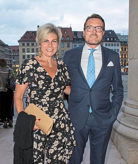 Prinz Constantijn der Niederlande mit Frau Prinzessin Laurentien.