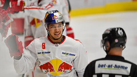 EHC-Neuzugang Austin Ortega trug den Roten Bullen bereits auf dem Trikot. Der 27-Jährige wechselt von Red Bull Salzburg nach München.
