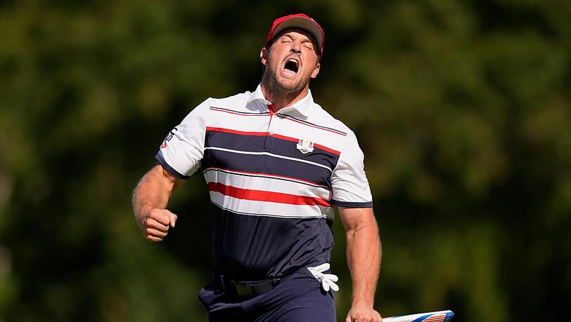 Bryson DeChambeau kam nach einem Fünf-Punkte-Rückstand noch zurück und holte ein Unentschieden.