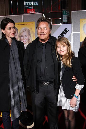 Don Johnson mit seiner Frau Kelley and seiner Tochter Atherton Grace Johnson (2010)