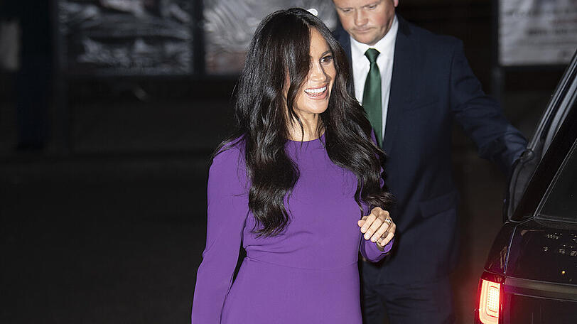 Herzogin Meghan bei ihrem Auftritt in London