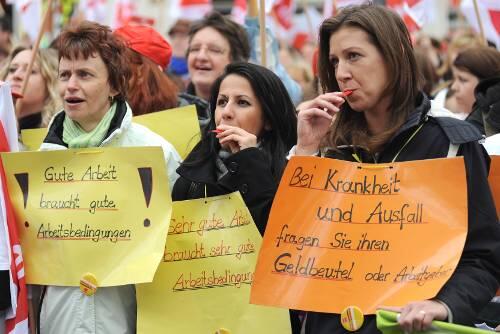 In den Kindertagesstätten drohen ab dem 22. Juni bundesweit weitere Streiks.