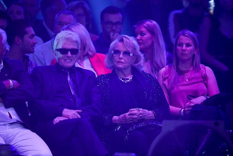 Im Publikum: Heino mit Frau Hannelore.