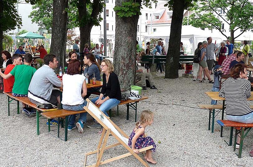 Platz für Groß und Klein am Giesinger Grünspitz.