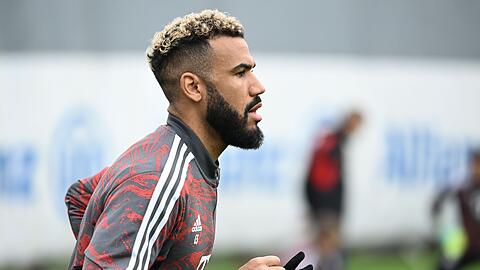 Bayern-Stürmer Eric Maxim Choupo-Moting am Dienstag im Abschlusstraining.