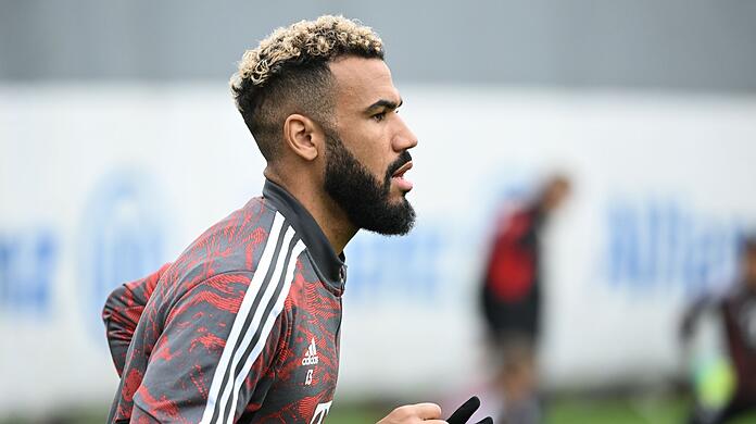 Bayern-Stürmer Eric Maxim Choupo-Moting am Dienstag im Abschlusstraining.