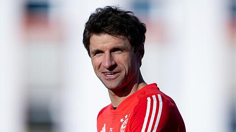 Vor einem weiteren Meilenstein: Thomas Müller.