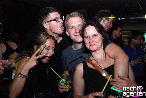Ganz schön abgedreht: die Party im Ampere. "Halli Galli Drecksound". Mehr Bilder aus dem Ampere unter www.nachtagenten.de