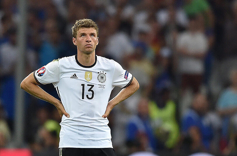 Blieb bei der EM in Frankreich sehr unauffällig: Bayern-Stürmer Thomas Müller.