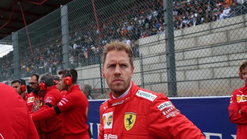 Für Sebastian Vettel läuft es nicht. Für Sebastian Vettel läuft es nicht.