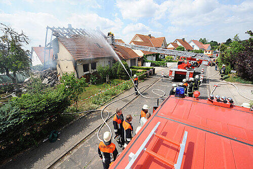Um 10.15 Uhr erschütterte die Explosion den kleinen Ort.