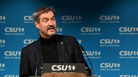 "Die Grünen haben einen wichtigen Anspruch in der Zukunft - und zwar in der Opposition", sagt Bayerns Ministerpräsident Markus Söder. (Archivbild)