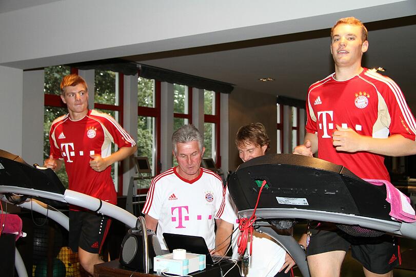 Die Bayern-Spieler im Leistungstest. Die Bilder.