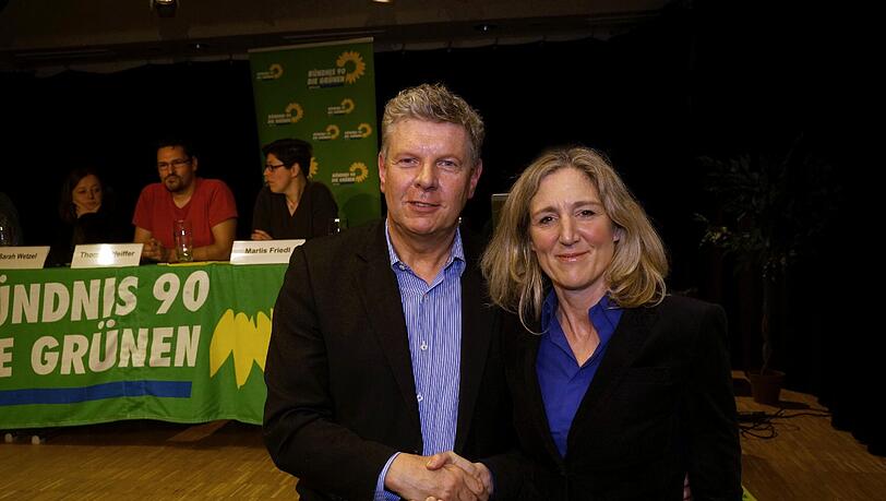 Der OB-Kandidat der Münchner SPD, Dieter Reiter, und Sabine Nallinger (Grüne). Der OB-Kandidat der Münchner SPD, Dieter Reiter, und Sabine Nallinger (Grüne).