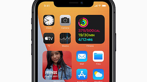 So sehen die neuen Widgets auf dem Homescreen eines iPhones aus.