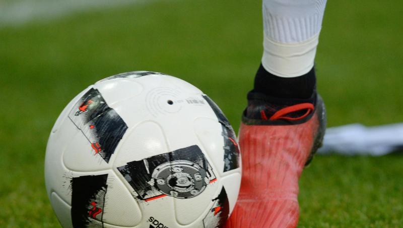 Ein Fußball-Spiel.