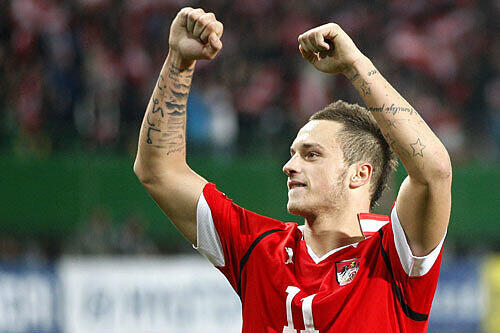 Marco Arnautovic - der österreichische Nationalspieler gilt als sehr talentiert, aber auch als "Enfant terrible"....