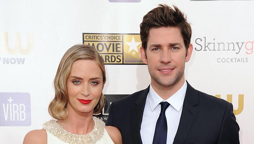 Emily Blunt neben ihrem Mann John Krasinski Emily Blunt neben ihrem Mann John Krasinski
