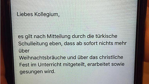 Die derzeit 35 deutschen Lehrer des Istanbul Lisesi werden von der Bundesrepublik entsandt und aus Steuermitteln bezahlt. Foto: ---